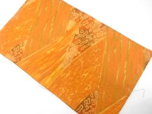 未使用品　きりばめ風　抽象模様織り出し　名古屋帯